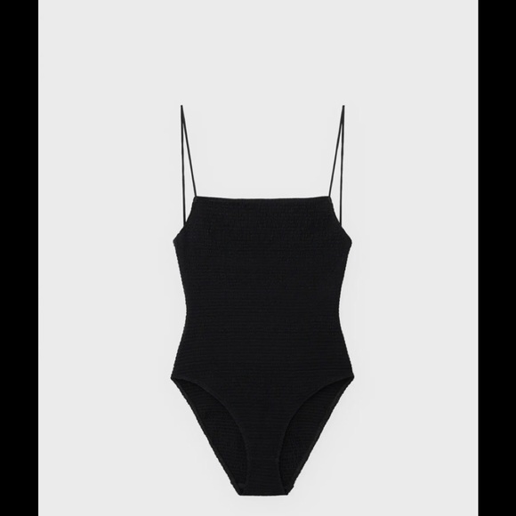 Toteme Other - Toteme Smocked black one piece swimsuit XS Nwot